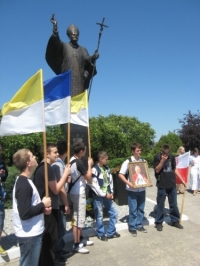 Dzień Papieski w Publicznym Gimnazjum nr 5 w Kluczborku