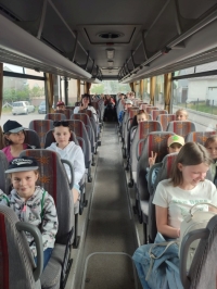 Młodzi goście z Ukrainy z wizytą w Krasiejowie